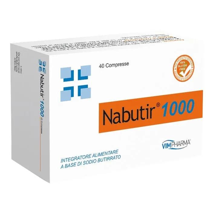 Nabutir 1000 Integratore per Stitichezza e Transito Intestinale 40 Compresse