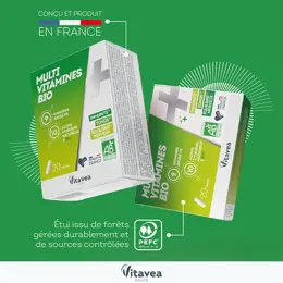 Vitavea Multi Vitamines Bio Immunité Tonus Equilibre nerveux 20 gélules