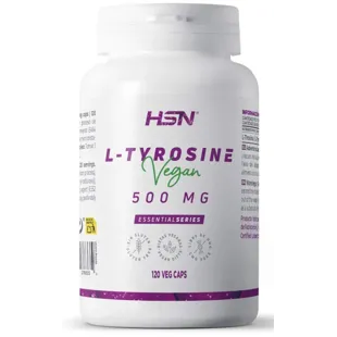 HSN L-Tyrosine 500mg 120 Vegetable Capsules