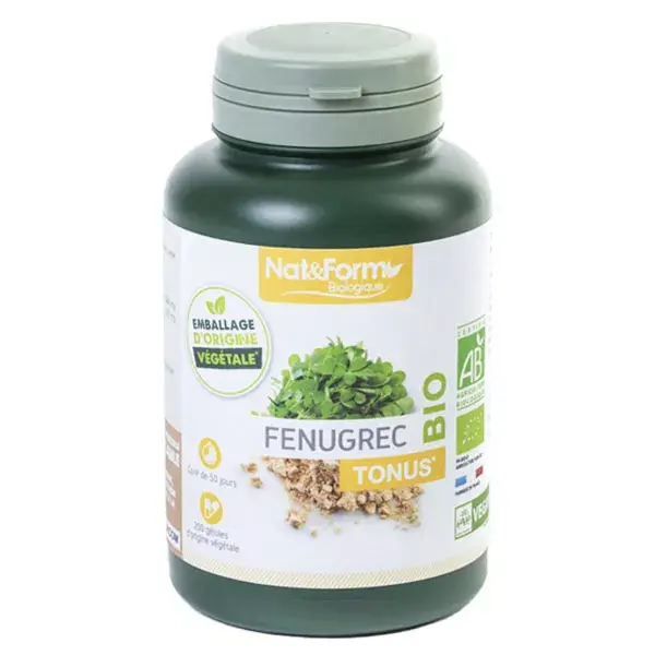 Nat & Form Bio Fenugrec 200 gélules végétales