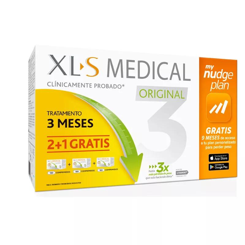 XLS Medical Original 180 Comprimidos TRIPLO: Pack 3 Meses