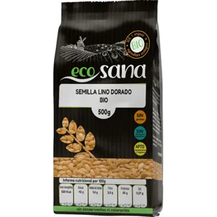 Ecosana Semente de Linho Dourado Orgânico 500 gr