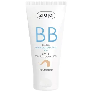Ziaja BB Cream Pieles Grasas y Mixtas SPF15 Tono Natural 50 ml