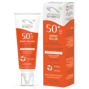 Laboratoires de Biarritz Sun Spray Face and Body SPF50 Alga Maris 100 ml