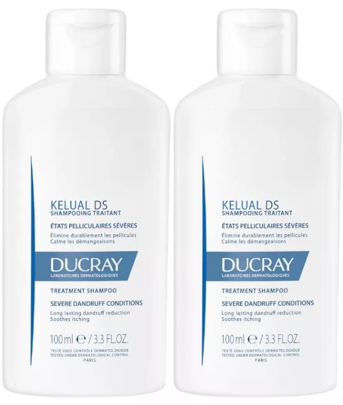 Ducray Kelual DS Shampoing Conditions Écaillées 2x100 ml