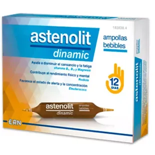Astenolit Dinamic 12 Drinkable Ampoules x 10 ml