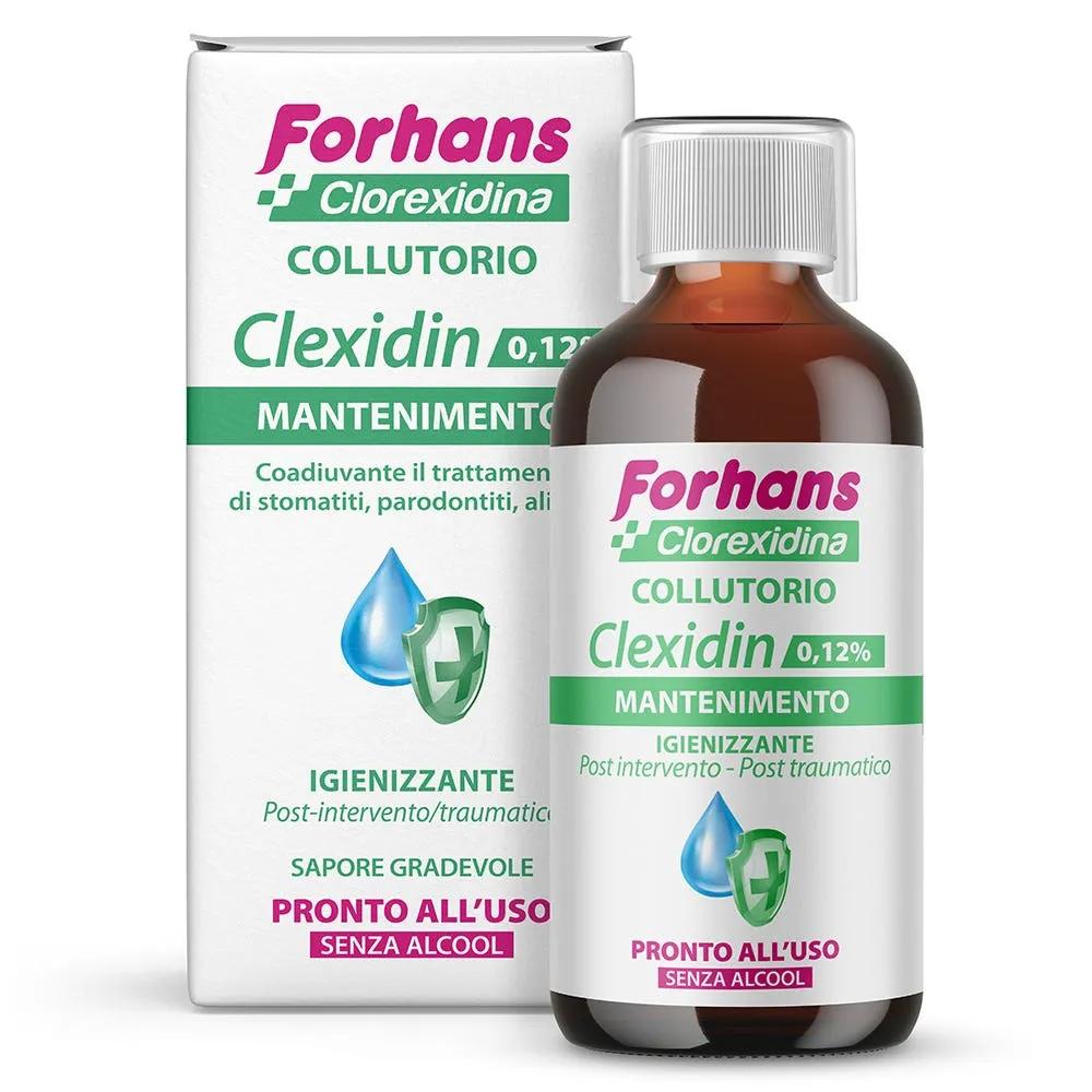 Forhans Clexidin 0,12% Collutorio Senza Alcol 200 ml