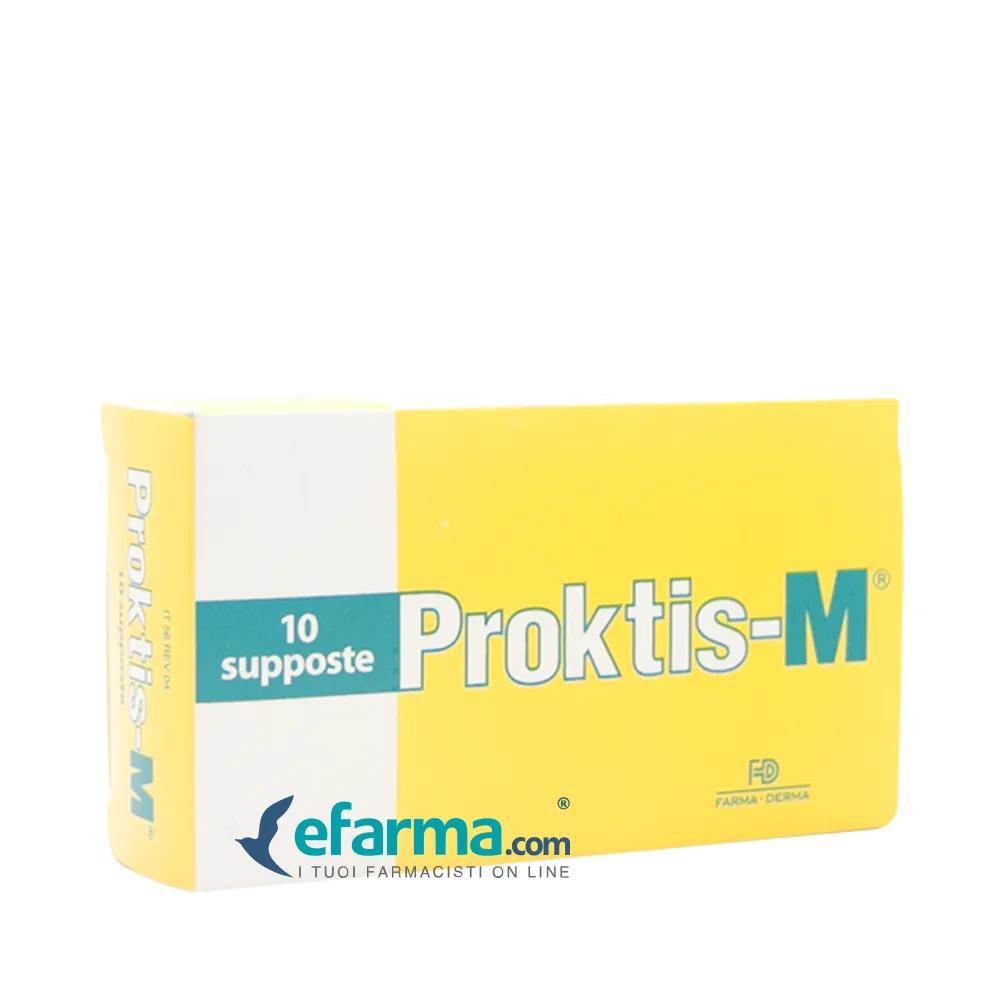 Proktis-M Supposte Post Operazioni Canale Ano Rettale 10 Pezzi 2 g