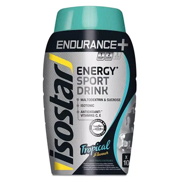 Isostar Endurance+ Energy Sport Drink Tropical 790 gr