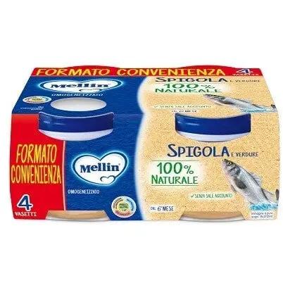 Mellin Omogeneizzato Spigola 4X80