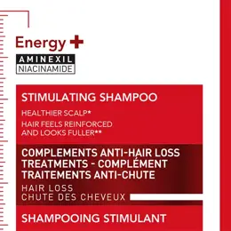 Vichy Dercos Technique Shampoing Energy+ Lot de 2 x 200ml