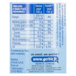 Gerblé Sans Sucres Ajoutés Confiture Myrtille 320g