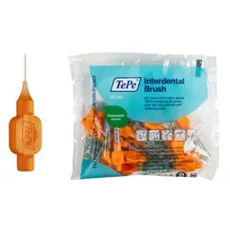 TePe Original Sachet de 20 brossettes Oranges éco responsables, Iso 1