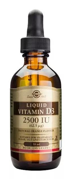 Solgar vitamina D3 Líquida 2500 UI 59 ml