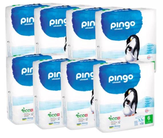 Pack de Fraldas Pingo tamanho 6 (15-30 kg) 8x32 uni