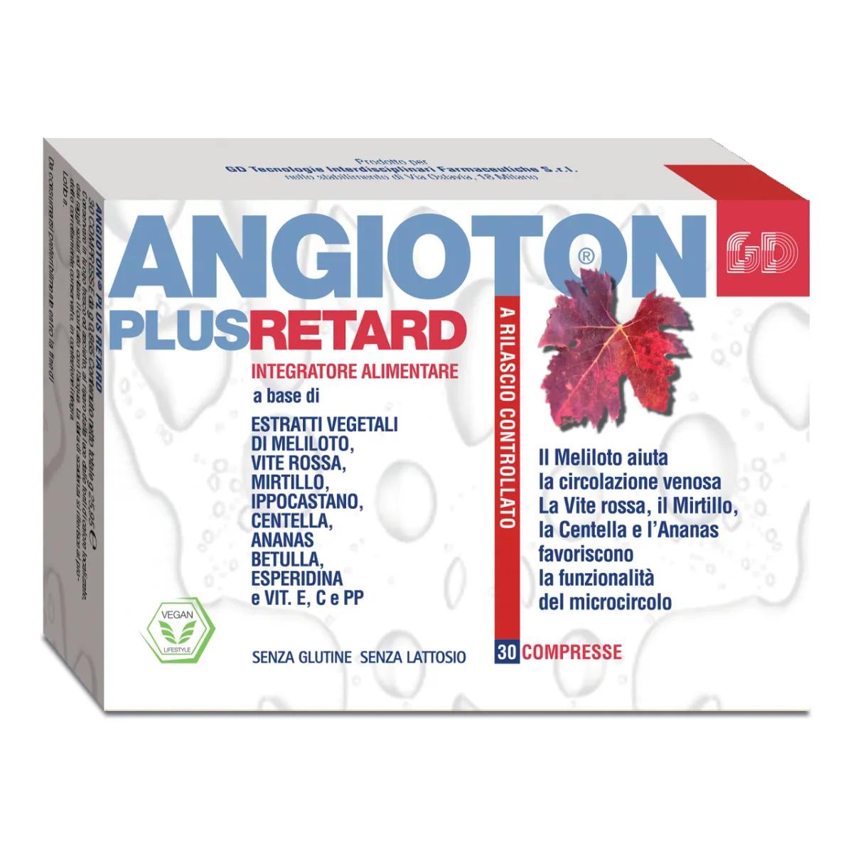 Angioton Plus Retard Integratore Circolazione 30 Compresse