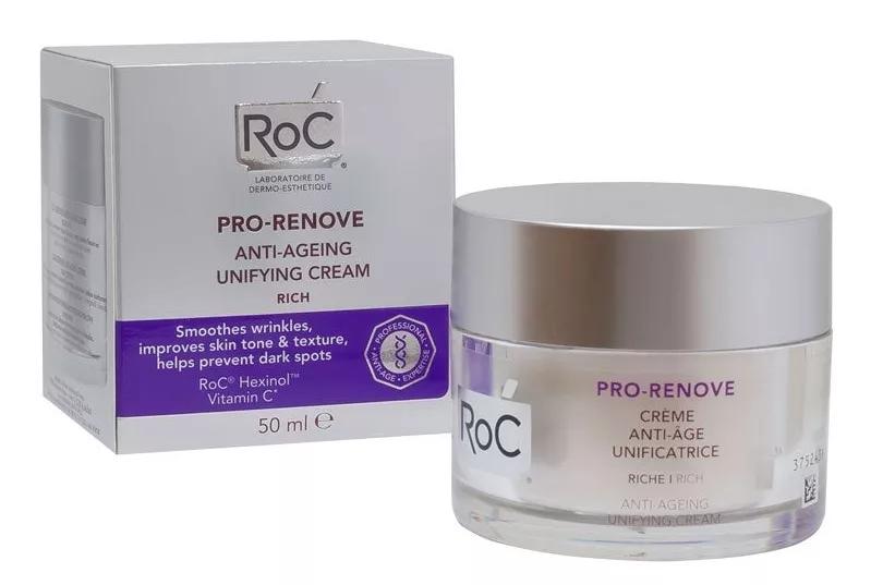 Roc PRO-RENOVE Crema Antiedad Unificante Textura Rica 50 ml