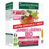 Santarome Bio - Jambes Légères Bio - Favorise la circulation - 30 ampoules