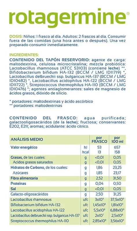 Humana Baby Rotagermine Probiotics 10 frascos x 8 ml