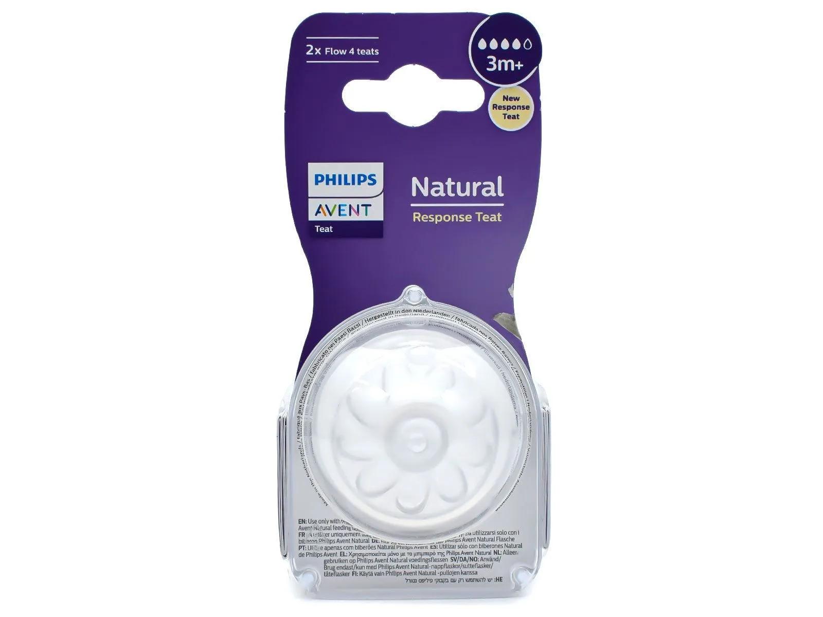 Avent Tettarella Natural Flusso Abbondante 3 m 2 Pezzi