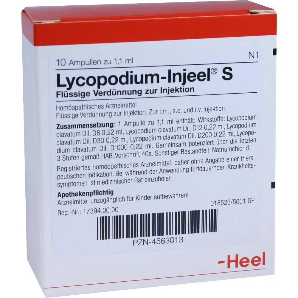 Guna Heel Lycopodium-Injeel S Medicinale Omeopatico 10 Fiale