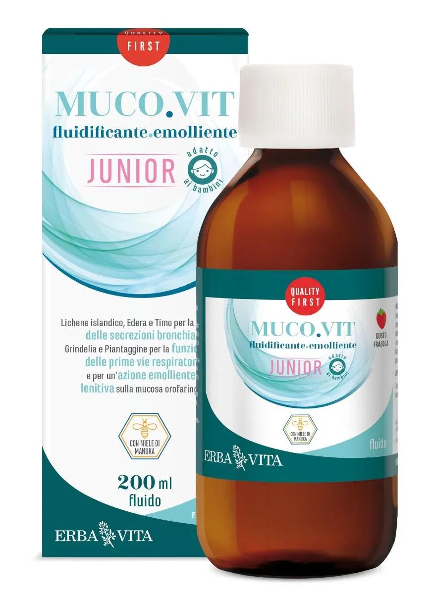 Erba Vita Mucovit Junior Fluido Per La Tosse Bambini 200 ml