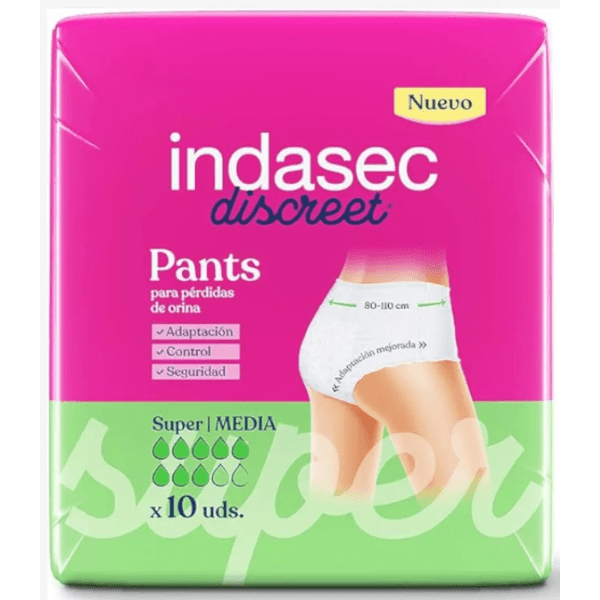Indasec Pant Super T/M 10 Einheiten
