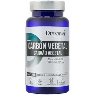 Drasanvi Nutrabasics Vegetable Charcoal 60 Capsules