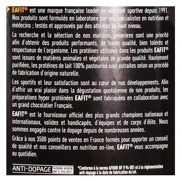 Eafit Gainer Max Vanille Intense 2.9kg