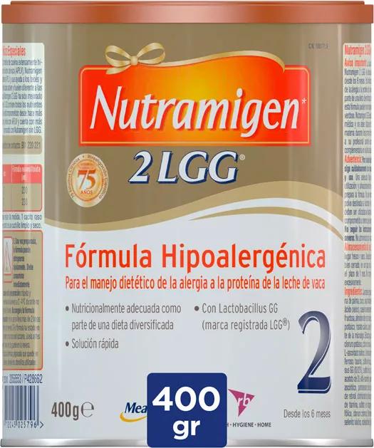Nutramigen 2 LGG Formule Hypoallergénique +6m 400 gr