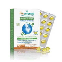 Puressentiel Respiratoire Bronches Bio 30 capsules