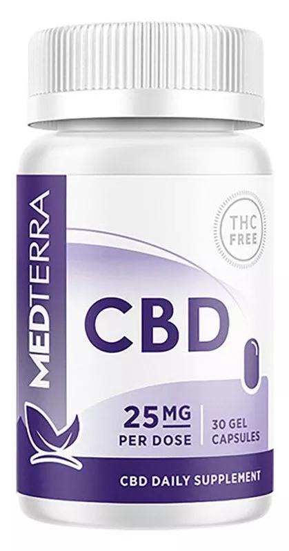 Medterra CBD 25 mg 30 Cápsulas de Gel