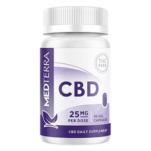 Medterra CBD 25 mg 30 Cápsulas de Gel