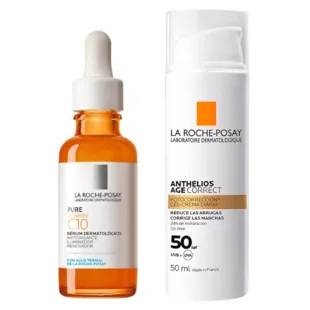 La Roche Posay Pure Vitamin C12 Serum 30 ml + Anthelios SPF50 Age Correct 50 ml