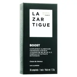 Lazartigue Boost Complément Alimentaire Croissance Cheveux 30 comprimés