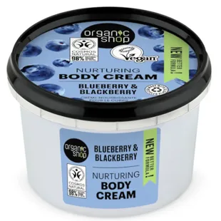 Organic Shop Mit Brombeeren und Heidelbeeren angereicherte Körpercreme 250 ml