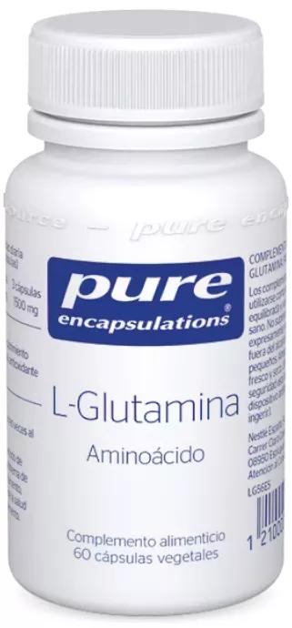 Pure Encapsulations L-Glutamine 60 Vegetable Capsules