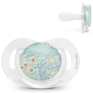 Chupeta Suavinex Poetry Tetina Fisiológica Silicone SX Pro Azul +18m