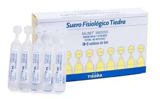 Tiedra Salinet Sérum Physiologique 20 unités