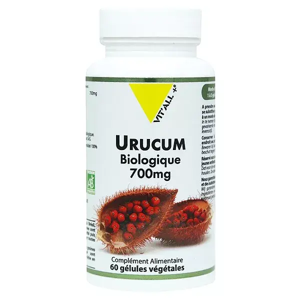Vit'all+ Urucum 700mg Bio 60 gélules végétales