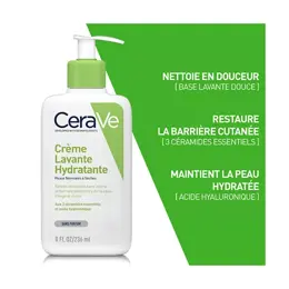 CeraVe Nettoyants Crème Lavante Hydratante Visage Corps 473ml