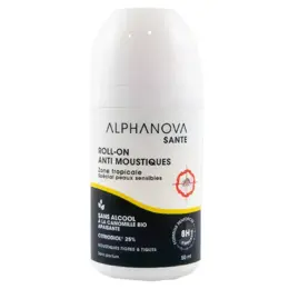 Alphanova Santé Roll-On Anti-Moustiques Adulte 50ml