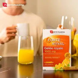 Forté Pharma Gelée Royale 1000mg Immunité Fatigue Défenses Lot 2x20 ampoules