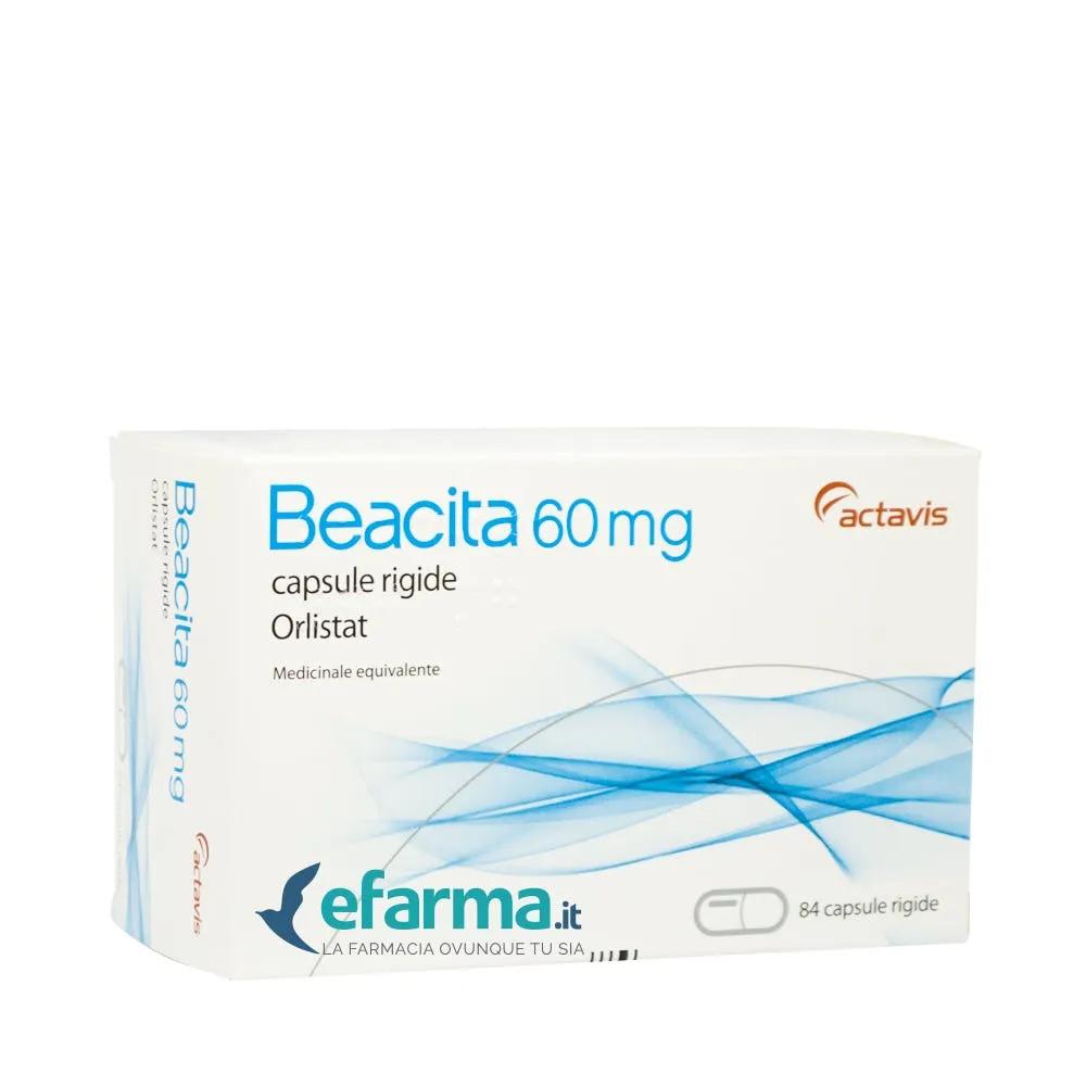 Beacita Orlistat Farmaco Dimagrante 84 Capsule 60 mg