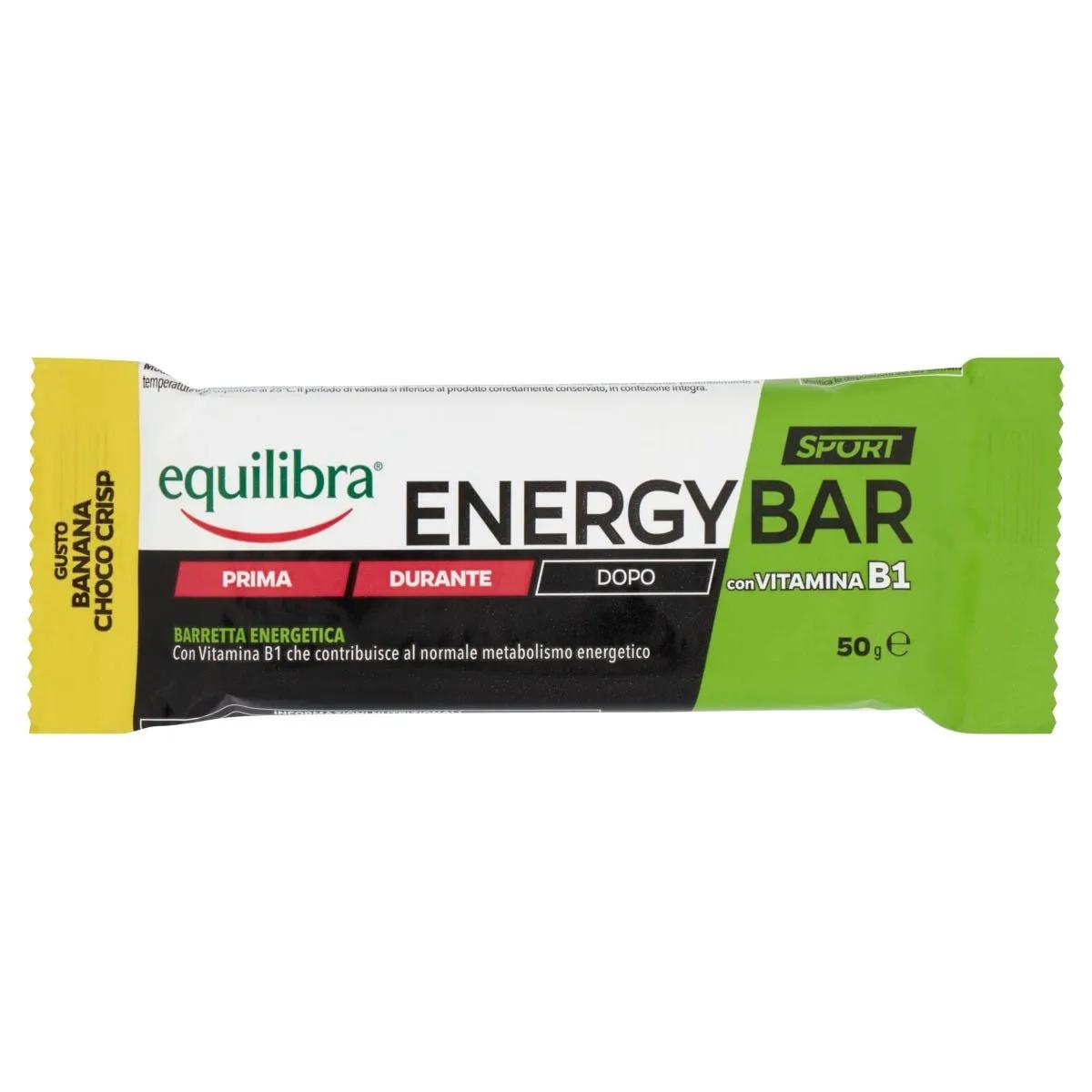 Equilibra Energy Bar Banana Choco-Crisp Barretta Energetica 50 g