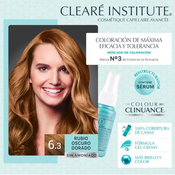 Clinuance Permanent Color Cream Delicate Hair 6.3 Dunkelgoldblond