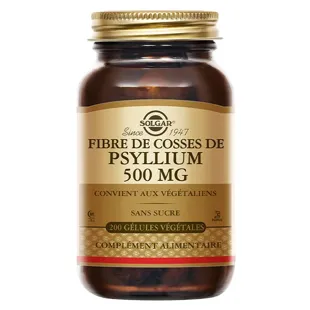 Solgar Psyllium Integratore Alimentare 200 capsule vegetali