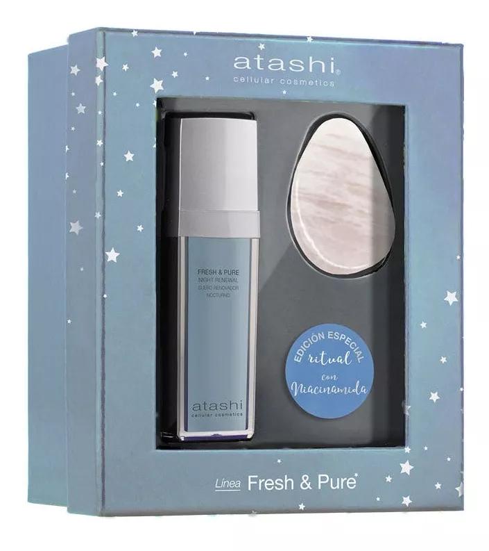 Atashi Coffret Sérum Fresh&Pure Night Renewal + Takimochiii