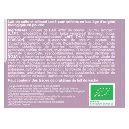 Biostime Lait de Chèvre de Croissance 3ème Âge Bio 800g