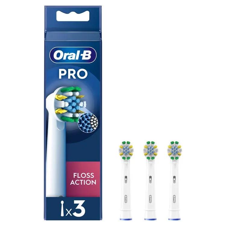 Oral-B Testine Di Ricambio Pro Floss Action 3 Pezzi